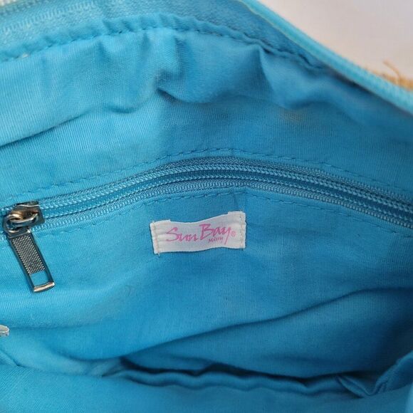 Sunbay Sea Turtle Purse fringe beaded Missy BOHO funky coastal handbag Ocean - Picture 9 of 10